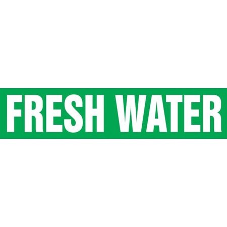 Accuform ASME ANSI PIPE MARKER FRESH WATER RPK331STE RPK331STE